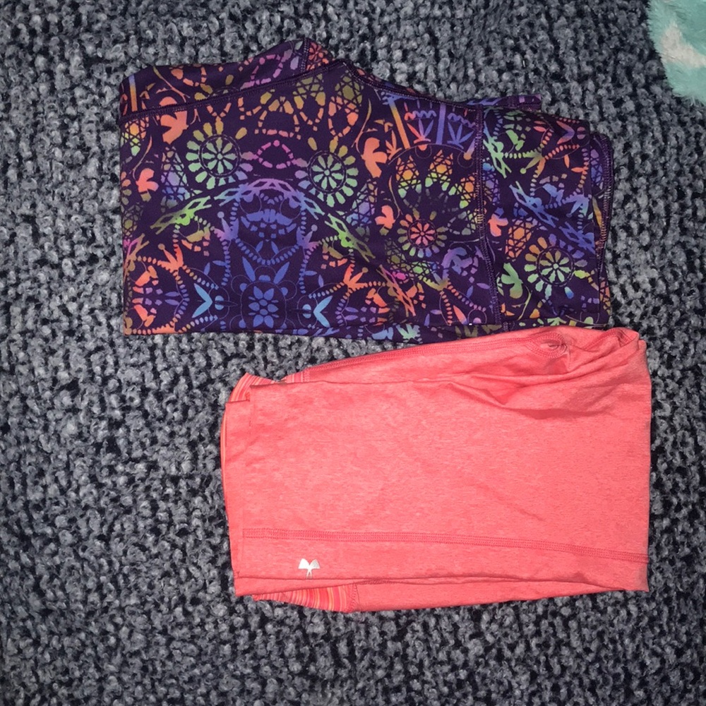 Under Armour and Reebok leggings ✨
